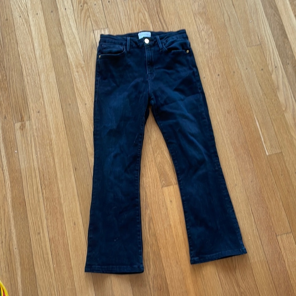 Frame Denim - Le Crop Mini Boot Size 27